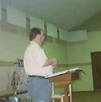 Man lecturing